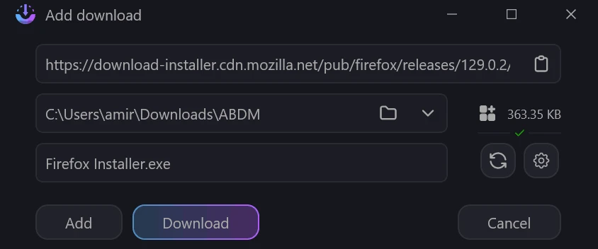AB Download Manager — captura de tela 1