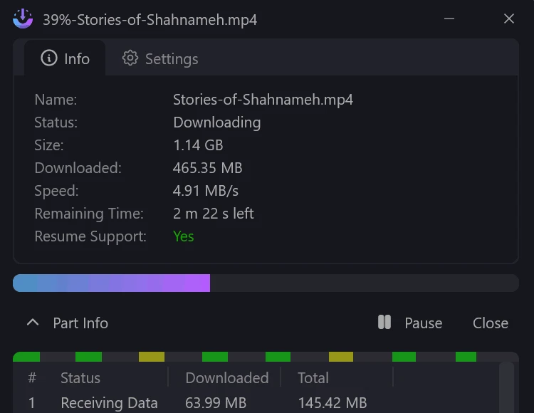 AB Download Manager — captura de tela 2